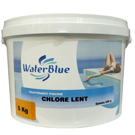 Chlore Lent Waterblue Galets 250g 60kg Cdiscount Jardin