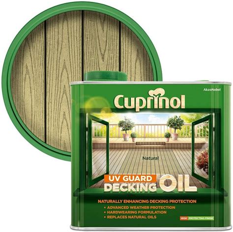 Cuprinol Decking Oil And Protector 25l Natural