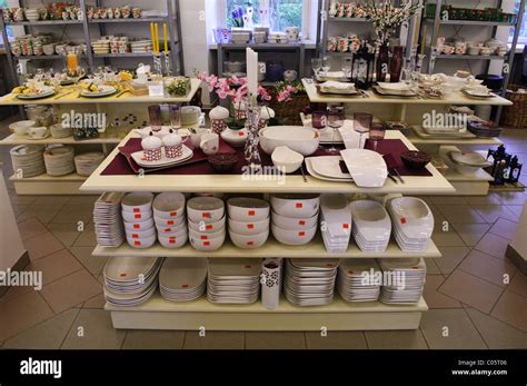 Villeroy And Boch China Shop Factory Outlet At Wadgassen Germany Stock