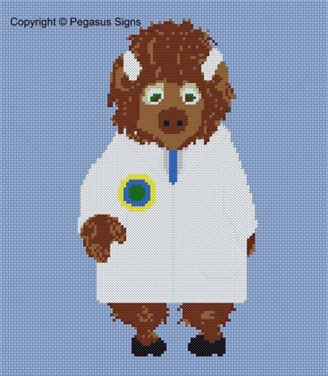 Professor Buffo Cross Stitch Pattern Only pdf Jpg Files Kids TV ...