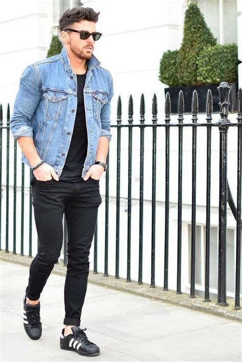 Jean Jacket Outfits For Men | Denim jacket men, Mens outfits, Spring ...