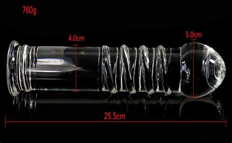 Onundon Glasdildo Glas Analdildo Buttplug Anal Plug Glas Analplug Gro Cm Amazon De