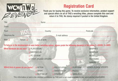 Wcw Nwo Revenge Cover Or Packaging Material Mobygames