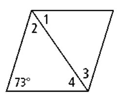 How to Find Missing Angles of a Rhombus with Diagonals