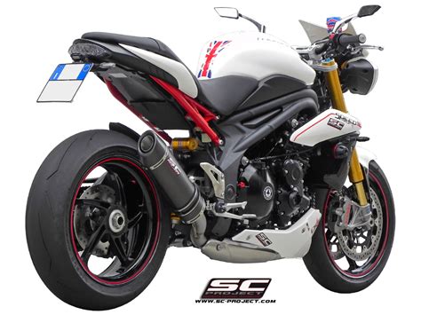 Triumph Speed Triple Low Mount Oval Exhaust By Sc Project