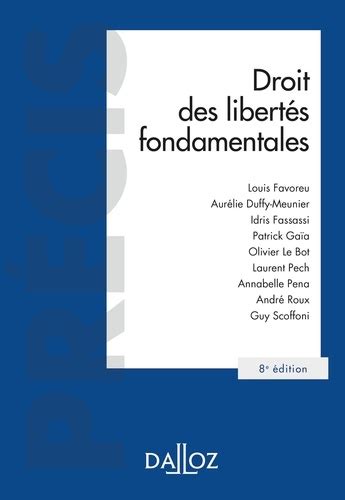 Droit Des Libertés Fondamentales Louis Favoreu Livres Furet Du Nord