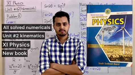 Solved Numericals Kinematics Unit Xi Physics New Sindh Text