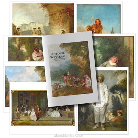 Antoine Watteau Picture Study Aid And Prints A Humble Place