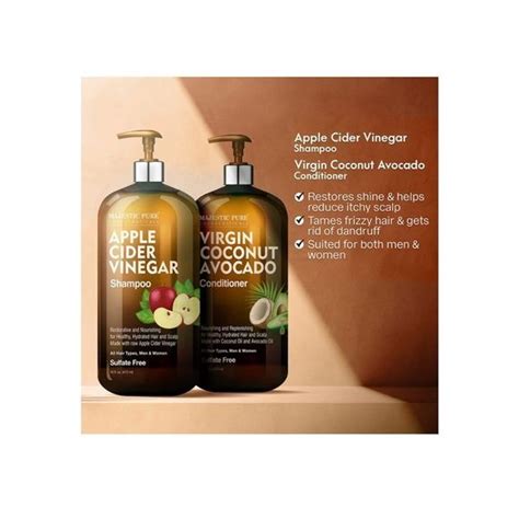 Majestic Bath Body Pure Apple Cider Vinegar Shampoo And Avocado