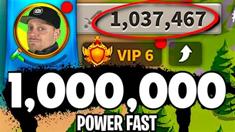 1 Million Power Fast As Free To Play In Rise Of Kingdoms YouTube