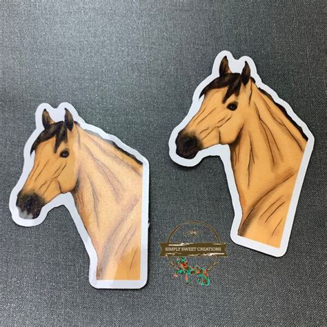 Buckskin Horse - Etsy