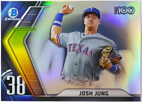 Josh Jung Bowman Chrome Texas Rangers Baseball Scouts Top