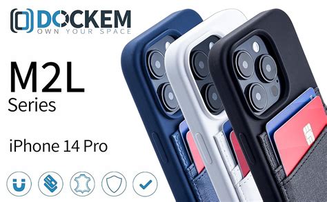 Amazon Dockem Card Case For IPhone 14 Pro With Liquid Silicone