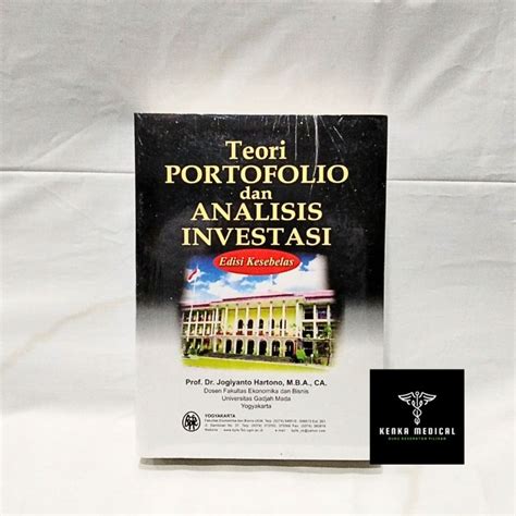 Jual Buku Teori Portofolio Dan Analisis Investasi Edisi Kesebelas