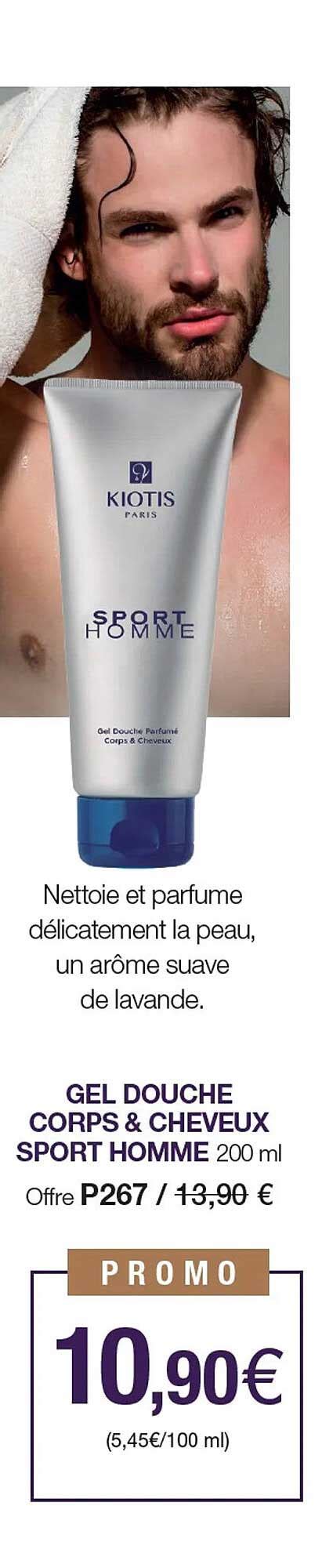 Promo Gel Douche Corps Cheveux Sport Homme Kiotis Chez Stanhome