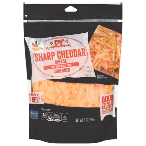 Save On Our Brand Thick Shredded Sharp Cheddar Cheese Order Online