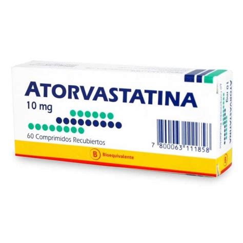 Atorvastatina 10mg X 30 Comprimidos Recubiertos — Farmacia Figuesan