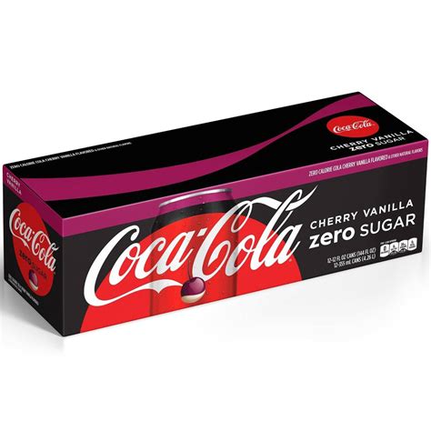 Coca Cola Cherry Vanilla Zero Ct Fl Oz Shipt