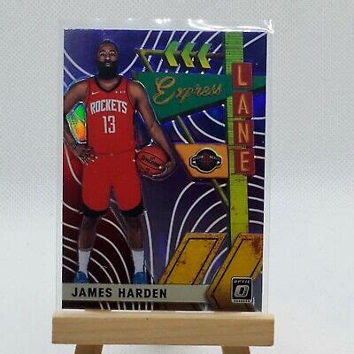 2019 20 Panini Donruss Optic Express Lane Purple Holo James Harden