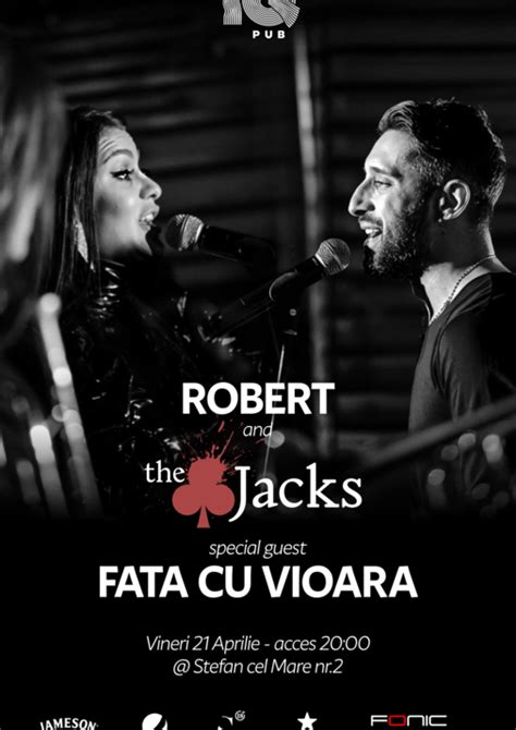 Bilete Constan A Robert The Jacks Special Guest Fata Cu Vioara