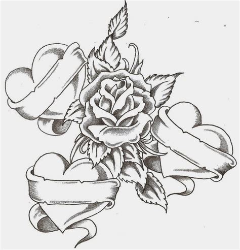 Tattoos Book 2510 Free Printable Tattoo Stencils Rose Tattoo Stencils