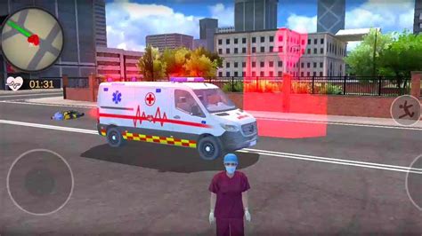 City Ambulance Drift Ambulance Driving Simulator Ambulance Car