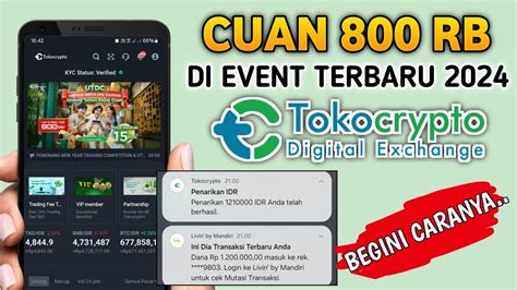 Cara Dapat Rp Rb Gratis Di Event Tokocrypto Terbaru Aplikasi