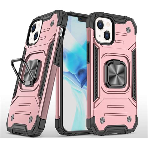 Mobigear Armor Ring Apple IPhone 13 Shockproof Hardcase Hoesje