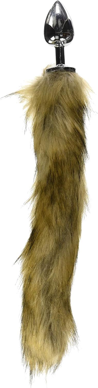 Amazon Master Series Untamed XL Fox Tail Anal Plug Silver AE202 Health Household