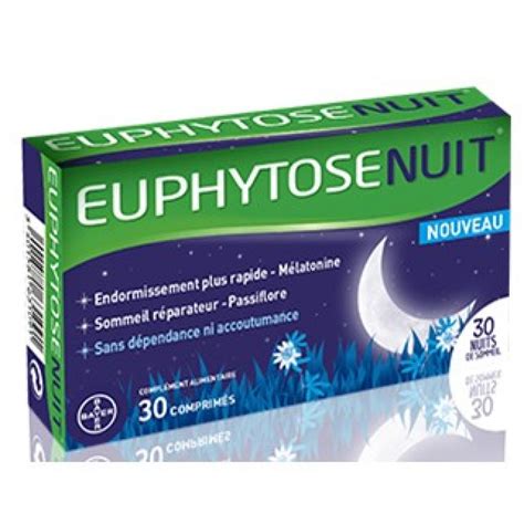 Euphytose Nuit Comprim S Pour L Endormissement