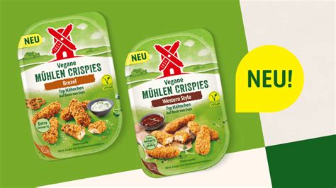 Rügenwalder launcht Vegane Mühlen Crispies und optimiert vegane