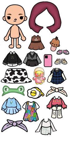 44 Toca Boca Doodles Ideas Paper Dolls Clothing Paper Dolls Paper