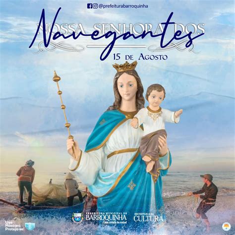 De Agosto Celebramos O Dia De Nossa Senhora Dos Navegantes