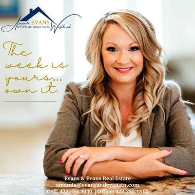 AMANDA EVANS WESTBROOK EVANS EVANS REAL ESTATE Updated January 2025