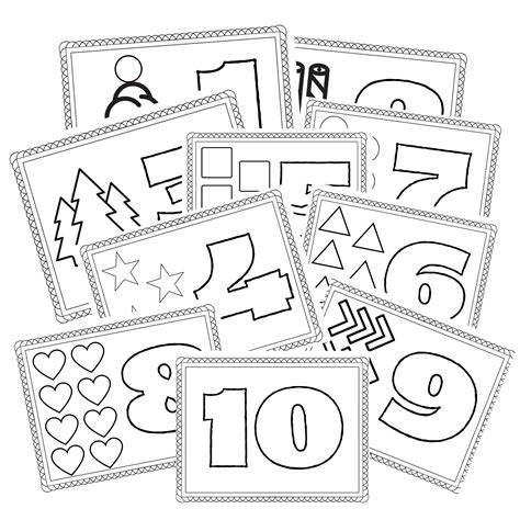 Play Doh Number and Shapes Placemats for Toddlers and Preschoolers ...