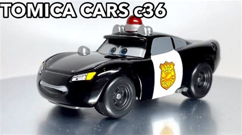 よく見りゃ可愛いTOMICA CARS c36 Lightning McQueen TOON Police Type マックイーンTOON