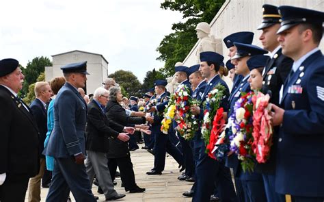 Cambridge American Cemetery On Memorial Day Ar