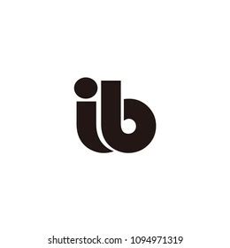 logo vectoriel lettre ib : image vectorielle de stock (libre de droits) 1094971319 | Shutterstock