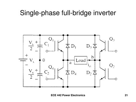 Ppt Single Phase Half Bridge Inverter Powerpoint Presentation Free Download Id 9414586