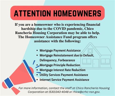 Homeowner Assistance Fund Mechoopda