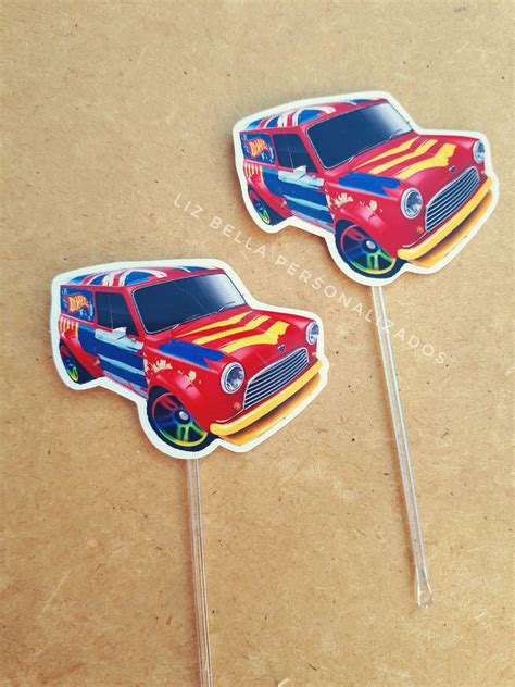 Topper Para Doces Hot Wheels Unidades Elo