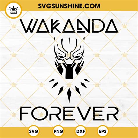 Wakanda Forever Svg Black Panther Svg Wakanda Forever Png File