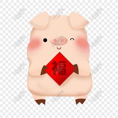 Lindo Cerdo 3d Dibujos Animados Nafu Palabra Ilustración Png Mat PNG