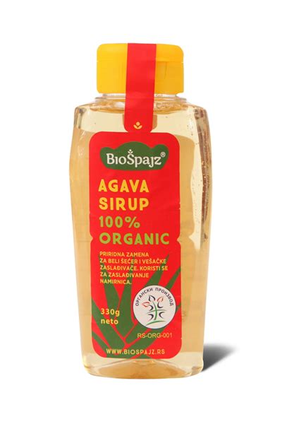 Zdrava Hrana Efedra Online Bioshop Agava Sirup 100 Organic