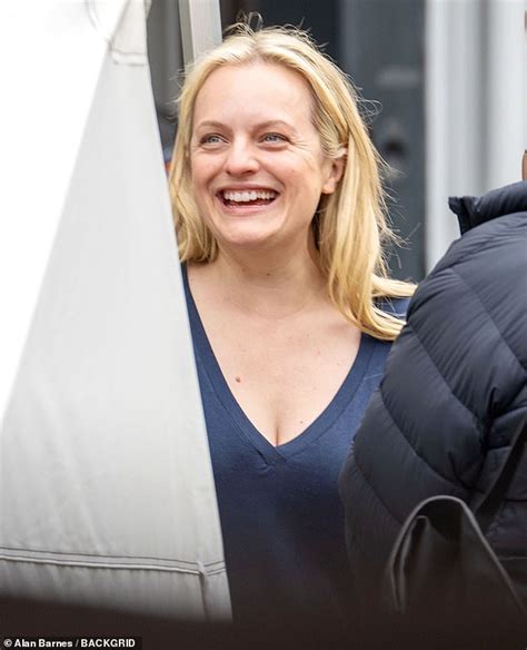 Elisabeth Moss Looks Extremely Serious On Set In Kent As She Films New