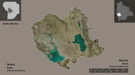 Oruro Location Bolivia Satellite Map Stock Video Pond5