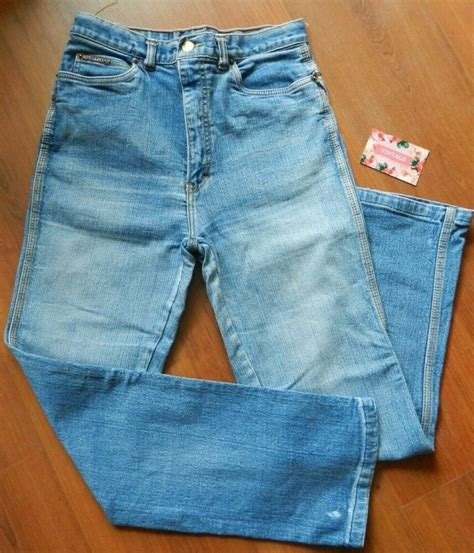 Vintage 1980s Jeans Ladies Falmer Drainpipe Blue Stonewash High Rise