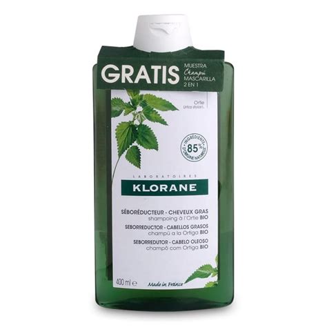 Klorane Champ Seborregulador Al Extracto De Ortiga Bio Ml