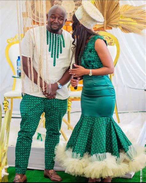 Lobola His And Hers Attire South African Traditional Dresses Wedding Sexiz Pix