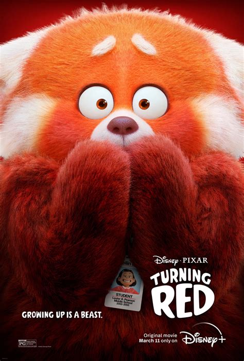 New “Turning Red” Emotion Posters Released – What's On Disney Plus